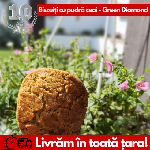 Biscuiți Ceai Green Diamond (pudră)- 240g (Cutie 6 Biscuiți)