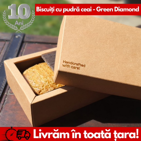 Biscuiți Ceai Green Diamond (pudră)- 240g (Cutie 6 Biscuiți)