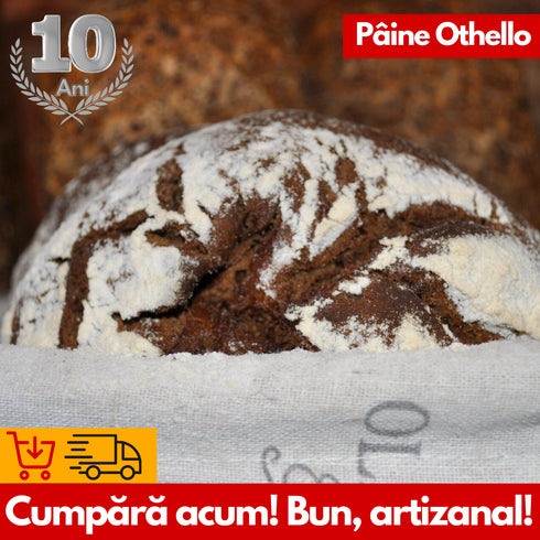Pâinea Othello cu Malț: Savoare Profundă și Textură Unică! 400g