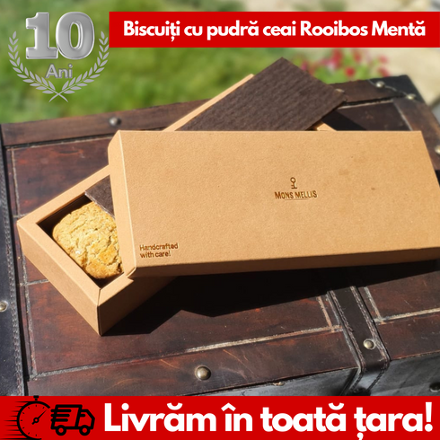 Biscuiți Ceai Rooibos (pudră)- 240g (Cutie de 6 Biscuiți)