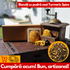 Biscuiți Ceai Negru, Turmeric și mirodenii (pudră)- 240g (Cutie de 6 Biscuiți)