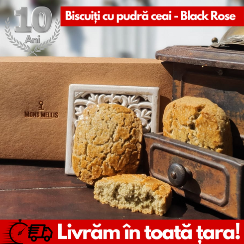 Biscuiți Ceai Black Rose (pudră)- 240g (Cutie de 6 Biscuiți)