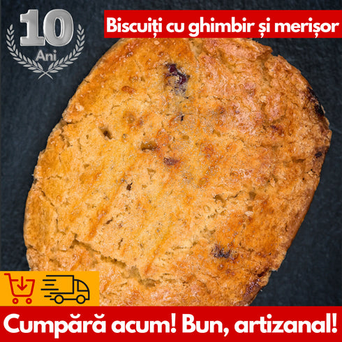 Biscuiți Ghimbir, Merișoare Artizanali - O Experiență Unică