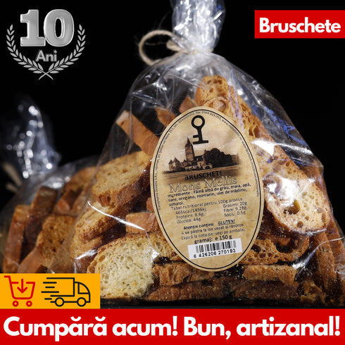 Bruschete 150g - Crocante și Savuroase de la Mons Mellis