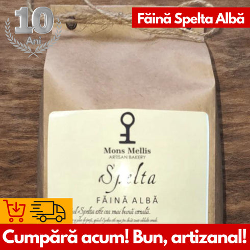 Făină Spelta albă 1 KG - Grau pentru Sănătate și Gust de la Mons Mellis