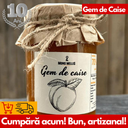 Gem de Caise Natural de la Mons Mellis - Aromă Autentică în Fiecare Borcan