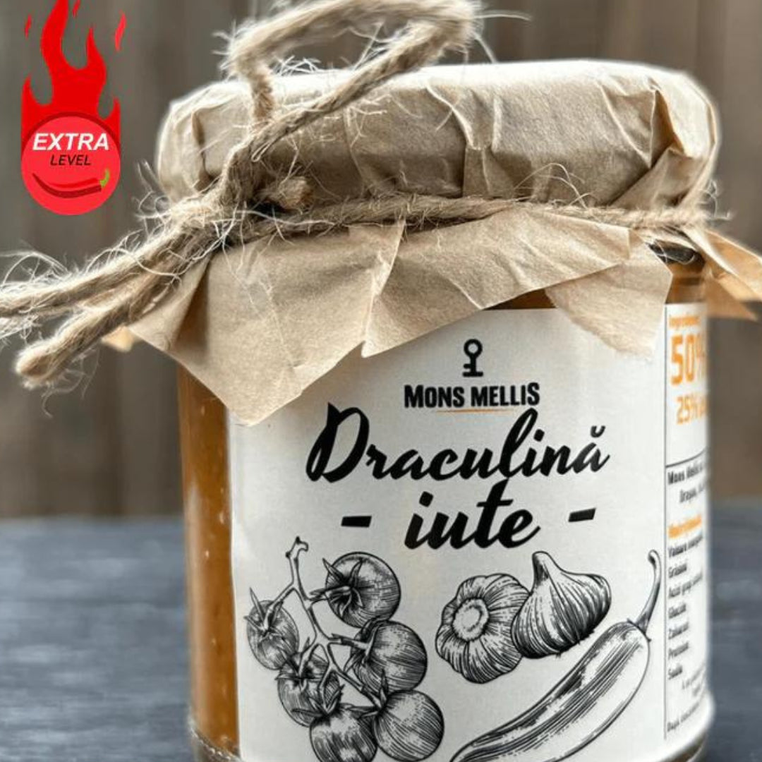 Draculină - pastă de adrdei iute în borcan