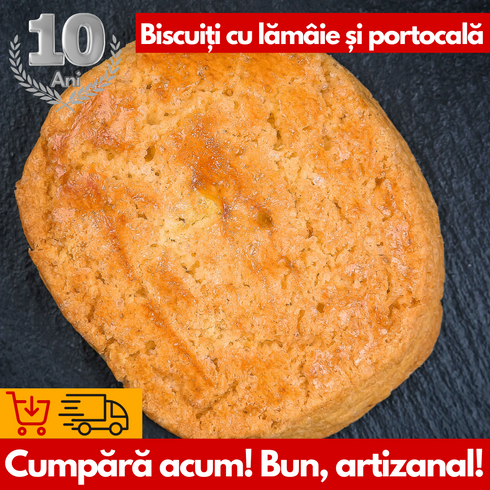Biscuiți Lămâie, Portocală | Gust Citric Delicios | Mons Mellis