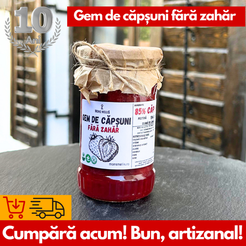 Gem de Căpșuni Fără Zahăr Adăugat